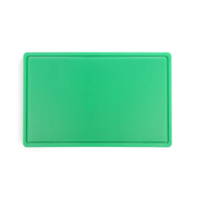 HENDI Gastronorm snijplank – HACCP – sapgeul en gladde zijde – 530x325 mm – groen