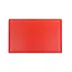 Hendi Snijplank HACCP - Gastronorm 1/1 - Rood - 530x325 mm - HDPE - Dubbelzijdig