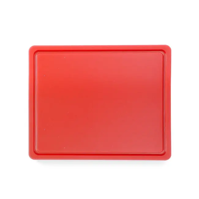 HENDI Rode HACCP snijplank – sapgeul – dubbelzijdig – 325x265 mm