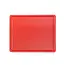 HENDI Rode HACCP snijplank – sapgeul – dubbelzijdig – 325x265 mm