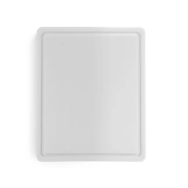HENDI Snijplank HACCP – dubbelzijdig – sapgeul – 325x265 mm – wit