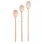 HENDI Set van 3 houten lepels – verschillende maten – 300-400 mm – beukenhout
