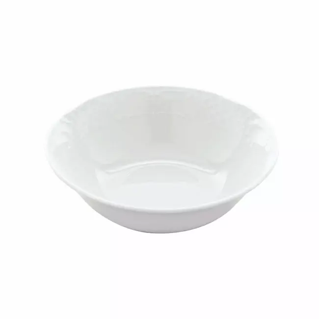 HENDI Saladeschaal – Versterkte randen – Hoogwaardig glazuur – 0,25L – Wit porselein