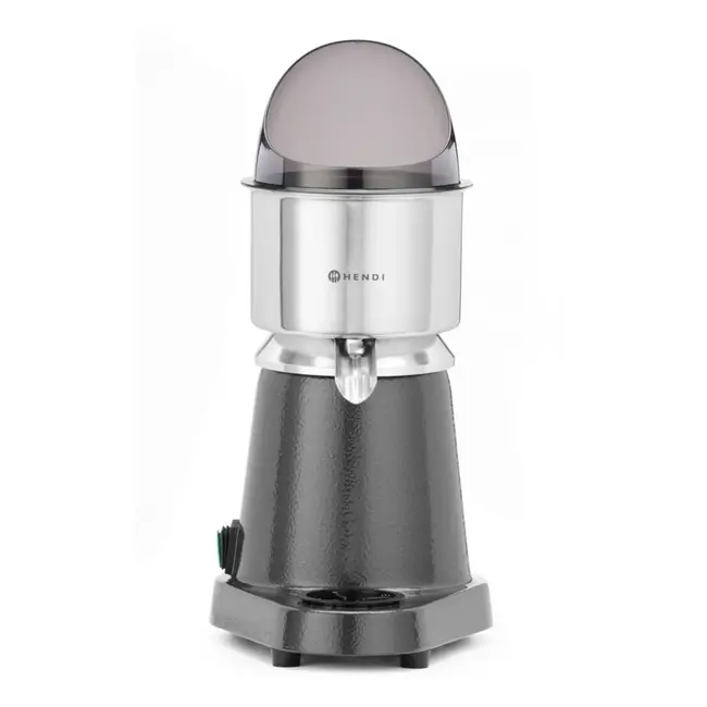 HENDI Elektrische citruspers – roestvrij staal – 3 verwisselbare kegels – vaatwasmachinebestendig – 1500 t/min