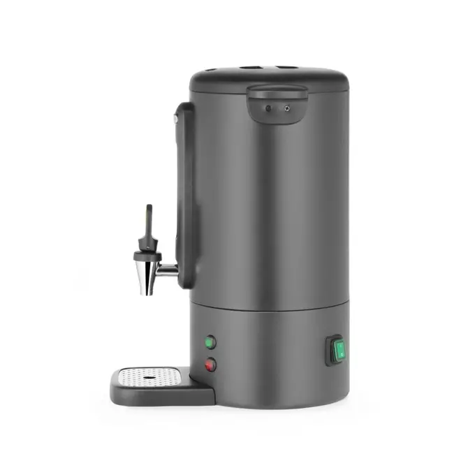 HENDI Percolator – 7L – matzwart – non-drip kraan – waterniveau-indicator – automatisch warmhouden