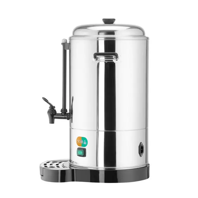 HENDI Dubbelwandige percolator – energiebesparend – 10 liter – roestvrij staal