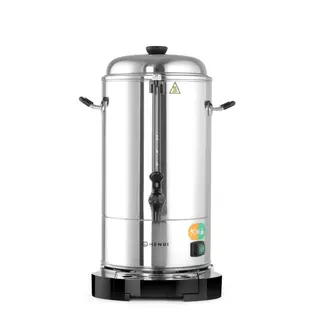 HENDI Dubbelwandige percolator – energiebesparend – 16 liter – roestvrij staal – met non-dripkraan
