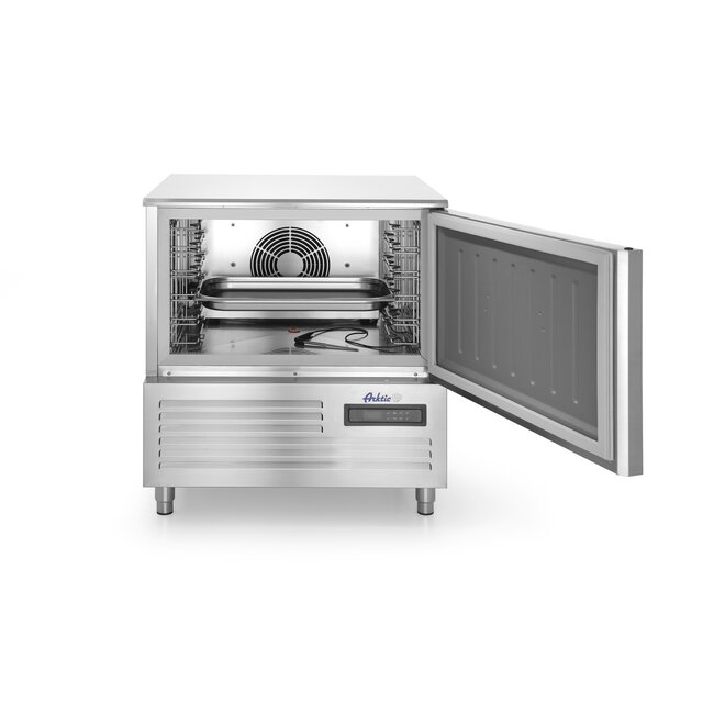 Arktic Snelkoeler met digitale temperatuurregeling – 5 x GN 1/1 – roestvast staal – 230V/1420W