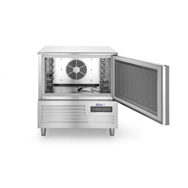 Arktic Snelkoeler met digitale temperatuurregeling – 5 x GN 1/1 – roestvast staal – 230V/1420W