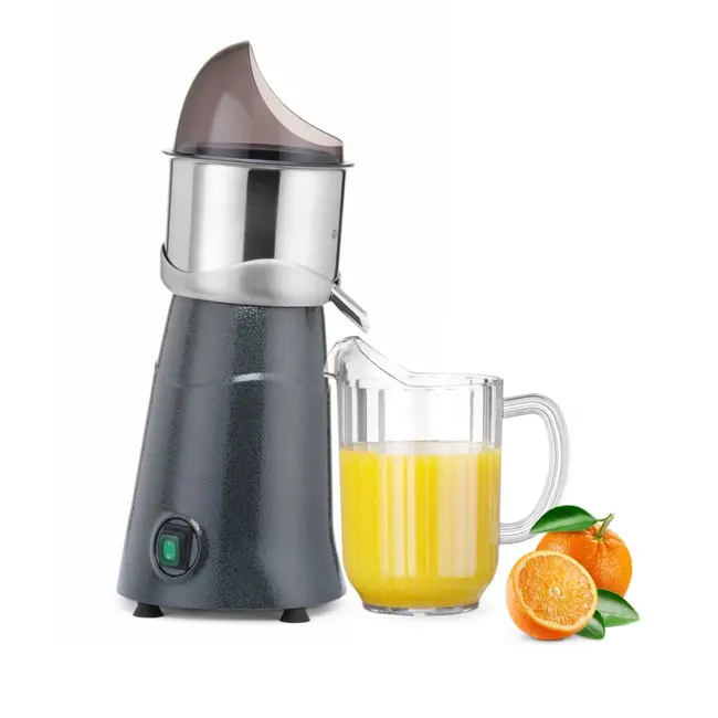 HENDI Elektrische citruspers – roestvast staal – 3 perskegels – continu gebruik – 250 mm tuithoogte