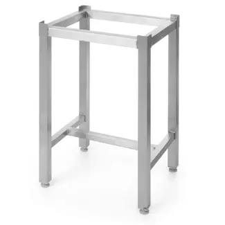 HENDI Onderstel voor hakblok – verstelbare voeten – roestvast staal – 500x400x750 mm