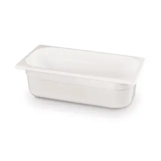 HENDI Container GN 1/3 polycarbonaat 4 L wit formaat 325 x 176 mm