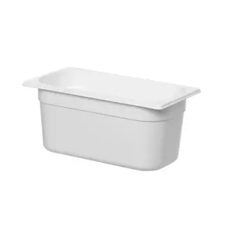 HENDI Container GN 1/3 polycarbonaat 5,7 L wit formaat 325 x 176 mm