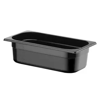 Hendi Gastronorm container - polycarbonaat - zwart - 4L - 325x176x100mm