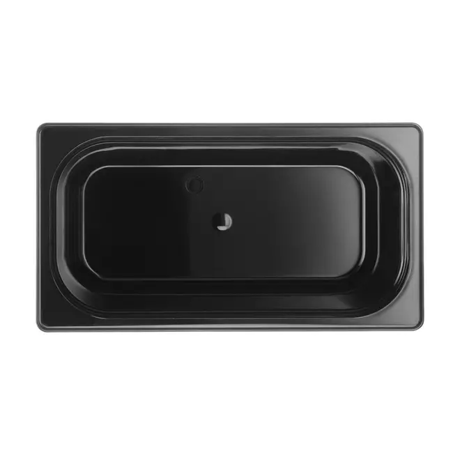HENDI Gastronorm container – polycarbonaat – 7,8L – zwart – 325x176x200 mm