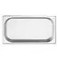 HENDI GN-container 1/3 – Budget Line – 1,5L – 325x176x40 mm – lichtgewicht roestvrij staal
