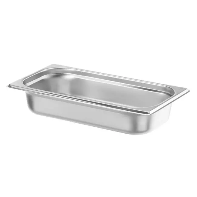 HENDI GN-container 1/3 – Lichtgewicht – Stapelbaar – 2,5L – Roestvrij staal