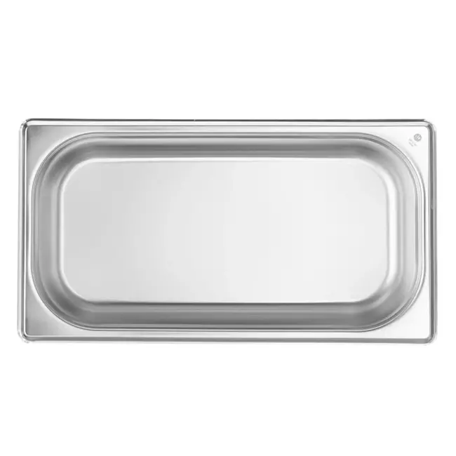 HENDI GN-container 1/3 – Lichtgewicht – Stapelbaar – 2,5L – Roestvrij staal