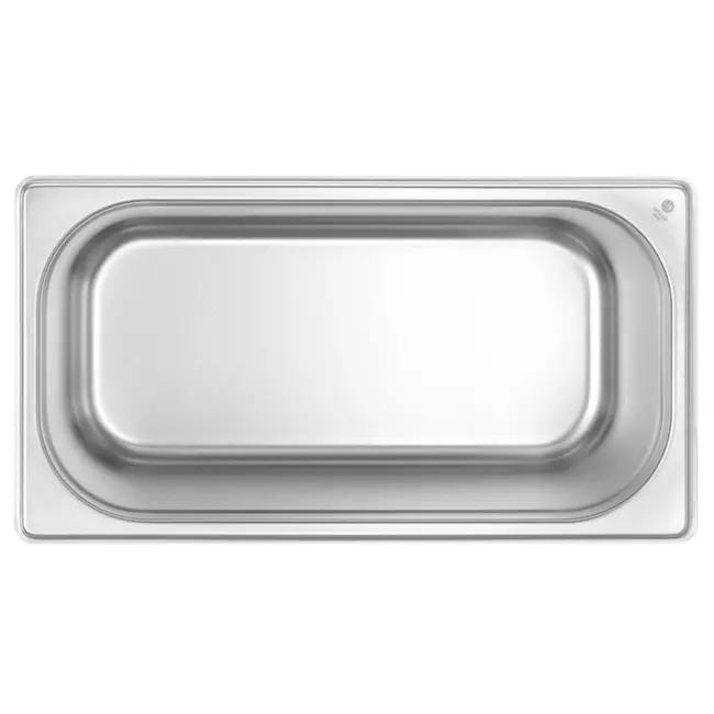 HENDI GN-container 1/3 – Lichtgewicht – Roestvrij staal – 7,8L – 325x176x200 mm