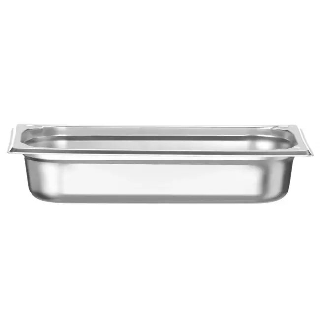 HENDI Gastronorm container – versterkte hoeken – 2,5L – roestvrij staal – 65 mm hoog