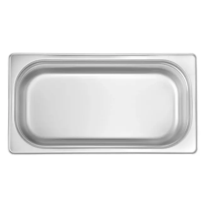 HENDI Gastronormbak – roestvast staal – 4L – 100 mm hoog – stapelbaar