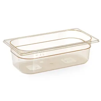 HENDI Gastronorm bak – hoge temperatuurbestendigheid – 1,7L – transparant – 265x162x65 mm