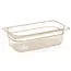 HENDI Gastronorm bak – hoge temperatuurbestendigheid – 1,7L – transparant – 265x162x65 mm