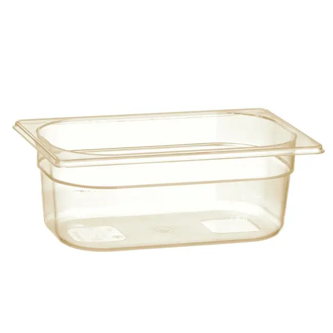 HENDI Gastronorm bak – hoge temperatuurbestendigheid – 2,6L – transparant – 265x162x100 mm