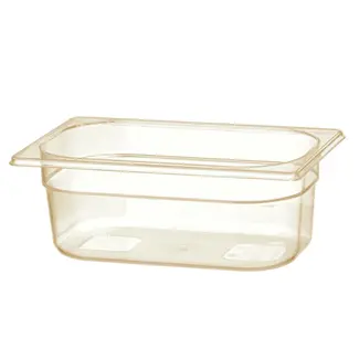 HENDI Gastronorm bak – hoge temperatuurbestendigheid – 2,6L – transparant – 265x162x100 mm