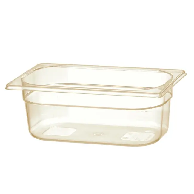 HENDI Gastronorm bak – hoge temperatuurbestendigheid – 2,6L – transparant – 265x162x100 mm