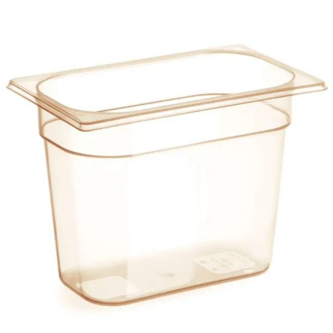 HENDI Gastronorm bak – hoge temperatuurbestendigheid – 3,8L – transparant – 265x162x150 mm