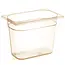 HENDI Gastronorm bak – hoge temperatuurbestendigheid – 3,8L – transparant – 265x162x150 mm