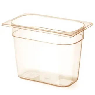HENDI Gastronorm bak – hoge temperatuurbestendigheid – 3,8L – transparant – 265x162x150 mm