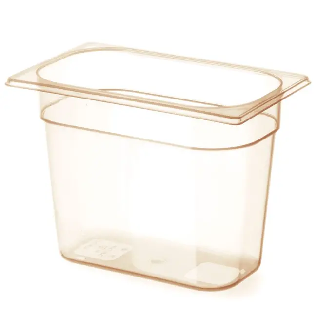 HENDI Gastronorm bak – hoge temperatuurbestendigheid – 3,8L – transparant – 265x162x150 mm