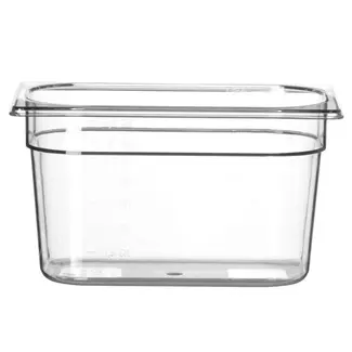 Hendi Gastronorm container - polycarbonaat - 4L - transparant - 265x162x150mm