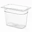 Hendi Gastronorm container - polycarbonaat - 5,5L - transparant - 265x162x200mm