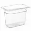 Hendi Gastronorm container - polycarbonaat - 5,5L - transparant - 265x162x200mm