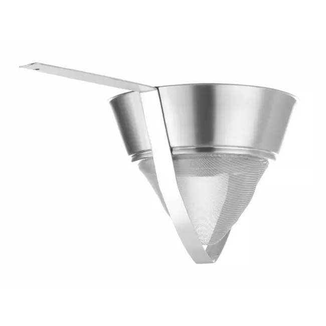 HENDI Conische zeef – fijn draadgaas – versterkt – 505x250x200 mm – roestvast staal