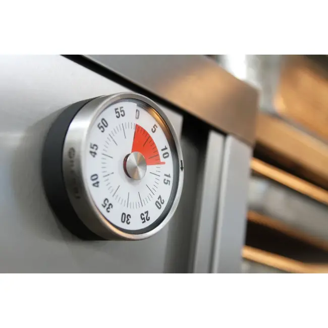 HENDI Analoge keukenwekker – magnetische achterzijde – goed afleesbaar – ⌀80x(H)30mm