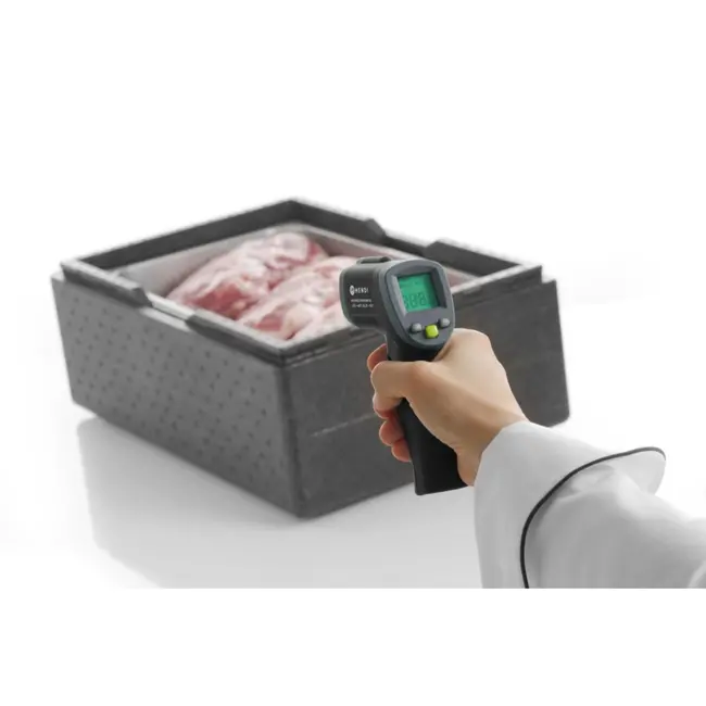 HENDI Infrarood thermometer – nauwkeurig meten – meetbereik -32°C tot 400°C – automatische uitschakeling