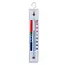 HENDI Koelkastthermometer – Breed meetbereik – Ophanghaak – 150x23x9 mm