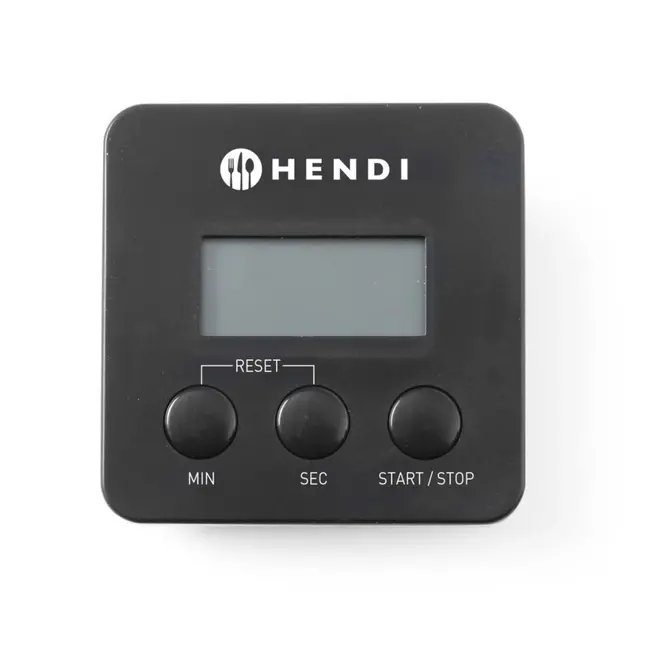HENDI Digitale kookwekker met magneetclip – 99 minuten timer – Inclusief batterij – Compact formaat