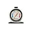 HENDI Oventhermometer – Meetbereik 50°C tot 300°C – RVS Behuizing – 60x40x70 mm