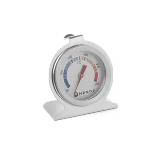 HENDI Oventhermometer – Meetbereik 50°C tot 300°C – RVS Behuizing – 60x40x70 mm