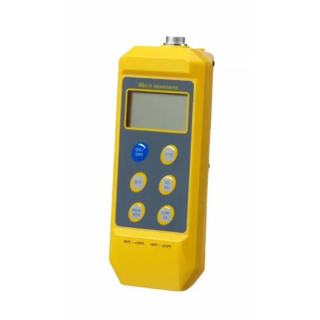 HENDI Thermometer met stiftsonde – breed temperatuurbereik – nauwkeurige meting – 195x85x45 mm