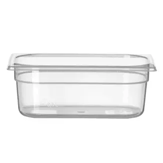 HENDI GN-container 1/4 – Polypropyleen – 2,8L – Temperatuurbestendig – Transparant