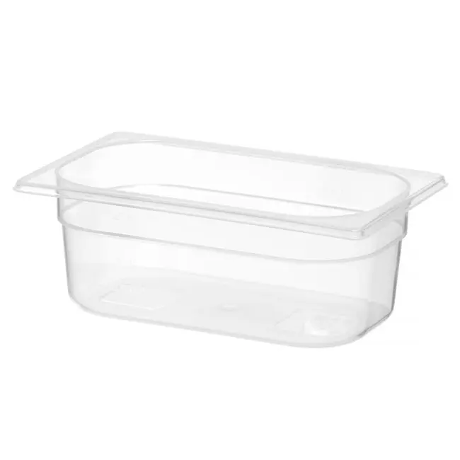 HENDI GN-container 1/4 – Polypropyleen – 2,8L – Temperatuurbestendig – Transparant