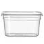 HENDI GN-container 1/4 – Polypropyleen – 4L – Temperatuurbestendig – Transparant – 265x162x150 mm