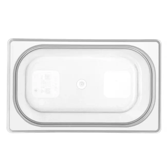 HENDI GN-container 1/4 – Polypropyleen – 4L – Temperatuurbestendig – Transparant – 265x162x150 mm