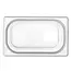 HENDI GN-container 1/4 – Polypropyleen – 4L – Temperatuurbestendig – Transparant – 265x162x150 mm